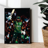 Iftikhar Ahmed - cricket wall art